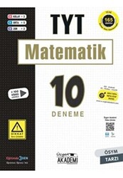 TYT Matematik 10 lu Deneme Sınavı - 1