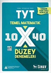 TYT Matematik 10x40 Düzey Denemeleri - 1