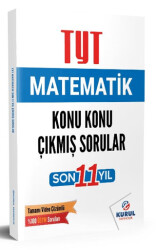 TYT Matematik Son 11 Yıl Konu Konu Çıkmış Sorular ve Video Çözümleri - 1