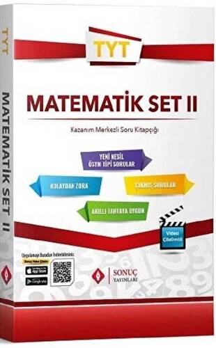 TYT Matematik Video Çözümlü Set 2 Kazanım Odaklı Soru Kitapçığı - 1