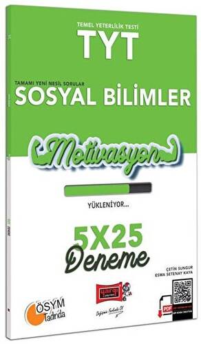 TYT Motivasyon Sosyal Bilimler 5x25 Denemesi - 1