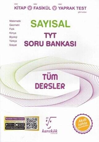 TYT Sayısal Tüm Dersler Soru Bankası - 1