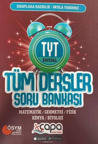 TYT Sayısal Tüm Dersler Soru Bankası - 1