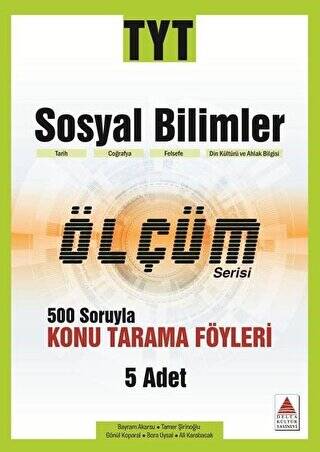 TYT Sosyal Bilimler Ölçüm Serisi 500 Soruyla Konu Tarama Föyleri - 1