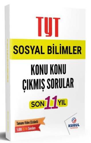 TYT Sosyal Bilimler Son 11 Yıl Konu Konu Çıkmış Sorular ve Video Çözümleri - 1