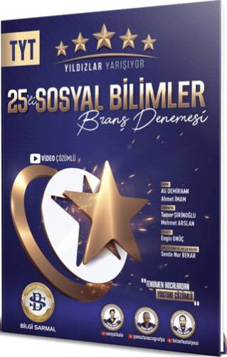 TYT Sosyal Bilimler Yıldızlar Yarışıyor 25 li Branş Denemesi - 1