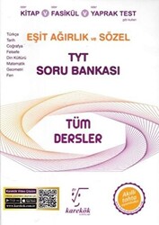 TYT Tüm Dersler Eşit Ağırlık ve Sözel Soru Bankası - 1