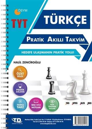 TYT Türkçe Pratik Akıllı Takvim - 1