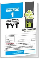 TYT Türkiye Geneli Deneme 1 - 1