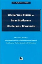 Uluslararası Hukuk ve İnsan Haklarının Uluslararası Korunması - 1