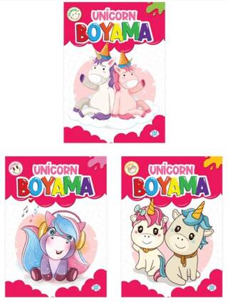 Unicorn Boyama Seti 3 Kitap - 1