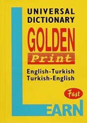 Universal Dictionary Golden Print English-Turkish Turkish-English Fast - 1