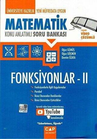 Üniversiteye Hazırlık Matematik Konu Anlatımlı Soru Bankası Fonksiyonlar II - 1