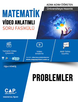 Üniversiteye Hazırlık Matematik Video Anlatımlı Problemler Soru Fasikülü - 1