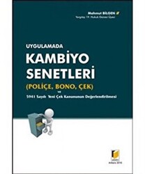 Uygulamada Kambiyo Senetleri Poliçe, Bono, Çek - 1