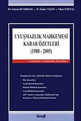 Uyuşmazlık Mahkemesi Karar Özetleri 1988-2005 - 1