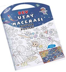 Uzay Macerası Dev Boyama Posteri - 1