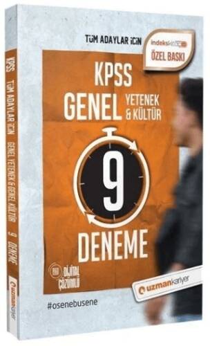 Uzman Kariyer KPSS Genel Yetenek Genel Kültür 9 Deneme Dijital Çözümlü - 1