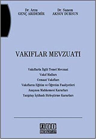 Vakıflar Mevzuatı - 1