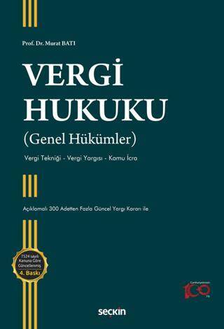 Vergi Hukuku Genel Hükümler Vergi Tekniği - Vergi Yargısı - Kamu İcra - 1