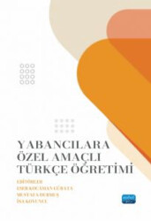 Yabancılara Özel Amaçlı Türkçe Öğretimi - 1