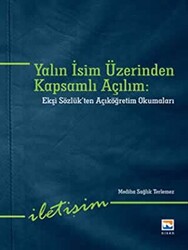 Yalın İsim Üzerinden Kapsamlı Açılım - 1