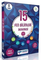 Yanıt 8. Sınıf Çözümlü 15 Fen Bilimleri Branş Deneme - 1