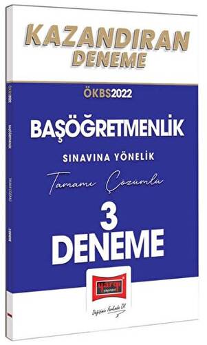 Yargı Yayınları 2022 Başöğretmenlik Sınavına Yönelik Tamamı Çözümlü Kazandıran 3 Deneme - 1