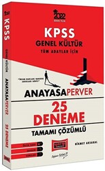 Yargı Yayınları 2022 KPSS Genel Kültür AnayasaPerver Tamamı Çözümlü 25 Deneme - 1