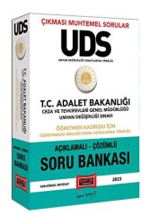 Yargı Yayınları 2023 Adalet Bakanlığı Ceza ve Tevkifevleri Genel Müdürlüğü Unvan Değişikliği Sınavı UDS Öğretmen Kadrosu İçin Öğretmenlik Mesleği Genel Konulara Yönelik Açıklamalı Çözümlü Soru Bankası - 1