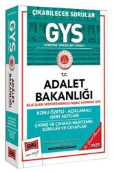 Yargı Yayınları 2023 Adalet Bakanlığı GYS Çıkabilecek Sorular Bilgi İşlem Müdürü Merkez-Taşra Kadrosu İçin Konu Özetli Ders Notları ve Soru Bankası - 1