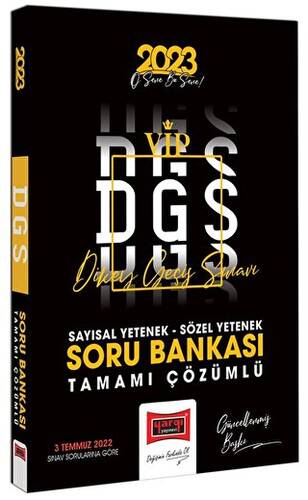 Yargı Yayınları 2023 DGS Sayısal-Sözel Yetenek Tamamı Çözümlü Soru Bankası - 1