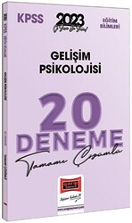 Yargı Yayınları 2023 KPSS Eğitim Bilimleri Gelişim Psikolojisi Tamamı Çözümlü 20 Deneme - 1