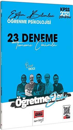 Yargı Yayınları 2023 KPSS Eğitim Bilimleri Öğretmenler Ekibi Öğrenme Psikolojisi Tamamı Çözümlü 23 Deneme Sınavı - 1