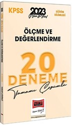 Yargı Yayınları 2023 KPSS Eğitim Bilimleri Ölçme ve Değerlendirme Tamamı Çözümlü 20 Deneme - 1