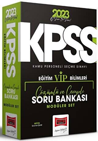 Yargı Yayınları 2023 KPSS Eğitim Bilimleri Tamamı Çözümlü VİP Modüler Soru Bankası Seti - 1