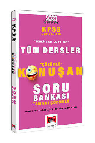 Yargı Yayınları 2023 KPSS Genel Kültür Tüm Dersler Tamamı Çözümlü Konuşan Soru Bankası - 1