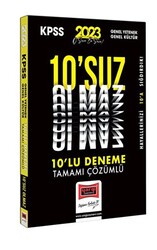 Yargı Yayınları 2023 KPSS GY-GK 10`suz Olmaz Tamamı Çözümlü 10 Deneme - 1