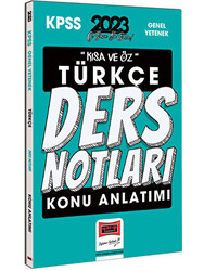 Yargı Yayınları 2023 KPSS Kısa ve Öz Türkçe Konu Anlatımlı Ders Notları - 1