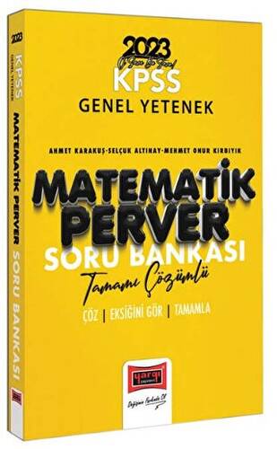 Yargı Yayınları 2023 KPSS Matematikperver Tamamı Çözümlü Soru Bankası - 1