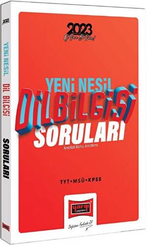 Yargı Yayınları 2023 KPSS MSÜ TYT Yeni Nesil Dil Bilgisi Soruları ve ÖSYM Çıkmış Sorularla Analizli Konu Anlatımı - 1