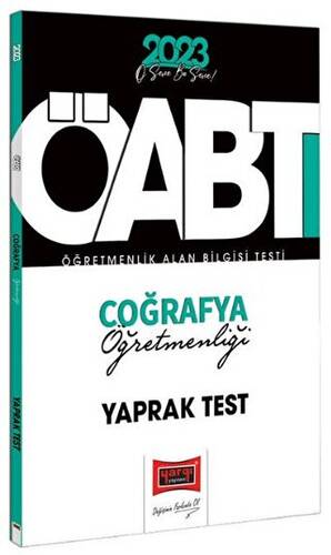 Yargı Yayınları 2023 KPSS ÖABT Coğrafya Öğretmenliği Çek Kopart Yaprak Test - 1