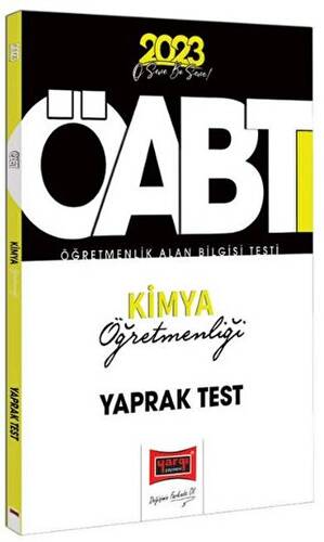 Yargı Yayınları 2023 KPSS ÖABT Kimya Öğretmenliği Çek Kopart Yaprak Test - 1