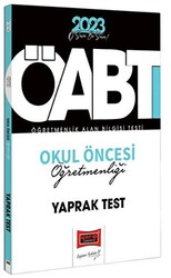 Yargı Yayınları 2023 KPSS ÖABT Okul Öncesi Öğretmenliği Çek Kopart Yaprak Test - 1