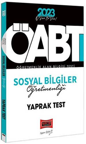 Yargı Yayınları 2023 KPSS ÖABT Sosyal Bilgiler Öğretmenliği Çek Kopart Yaprak Test - 1