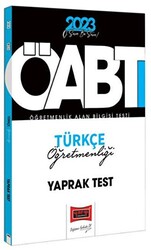 Yargı Yayınları 2023 KPSS ÖABT Türkçe Öğretmenliği Çek Kopart Yaprak Test - 1