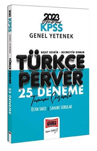 Yargı Yayınları 2023 KPSS Türkçeperver Tamamı Çözümlü 25 Deneme - 1