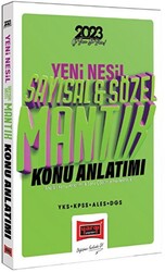 Yargı Yayınları 2023 KPSS YKS ALES DGS Yeni Nesil Sayısal ve Sözel Mantık Analizli Konu Anlatımı ve Soru Çözümleme Teknikleri - 1