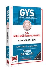 Yargı Yayınları 2023 MEB Şef Kadrosu İçin Konu Özetli Açıklamalı Soru Bankası - 1