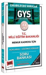 Yargı Yayınları 2023 Milli Eğitim Bakanlığı Çıkabilecek Sorular GYS Memur Kadrosu İçin Açıklamalı Çözümlü Soru Bankası - 1